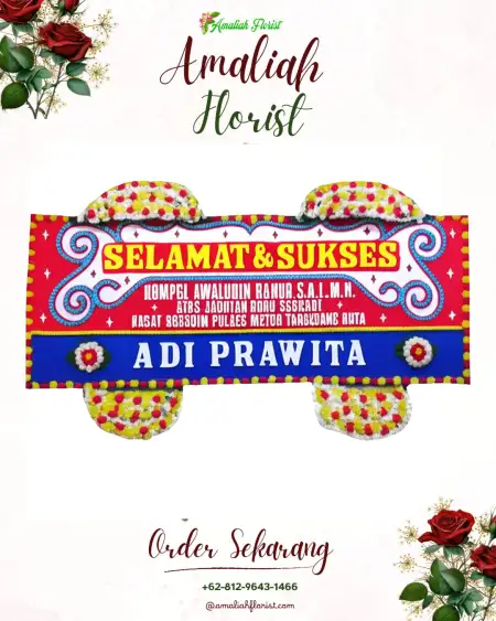 Papan Bunga Ucapan Selamat Gumiwang Lor